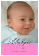 Horizontal Rectangle Baby Photo Labels With Text